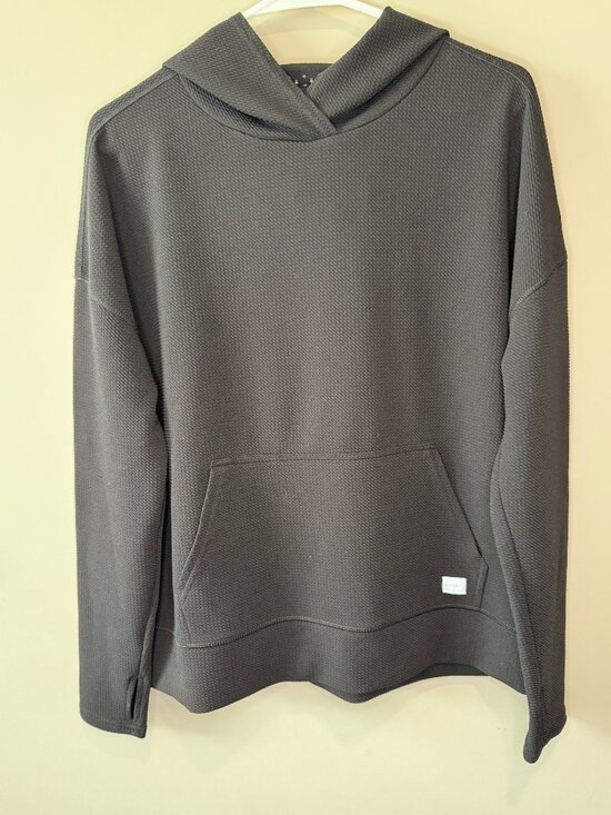 Soybu Tops - Soybu Women's Textured Knit Hoodie Black Size Small